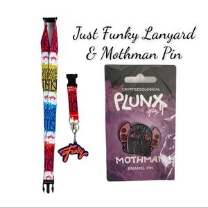 Just Funky Lanyard With Bonus Mothman Pin